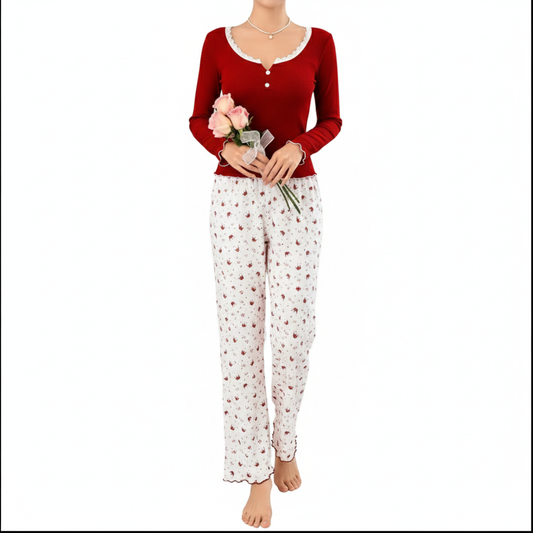 Cosy Autumn Long Pyjama Set