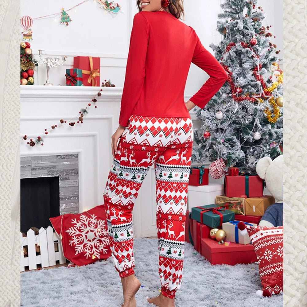 Cosy Christmas Polka Dot PJ Set