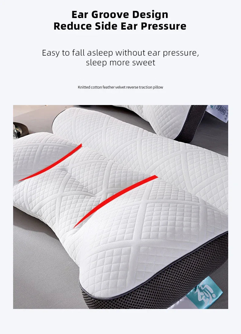 Soybean Fibre Cervical Neck Pillow