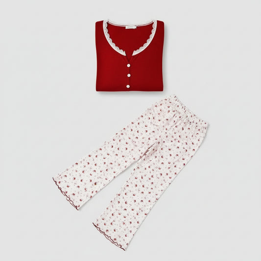 Cosy Autumn Long Pyjama Set