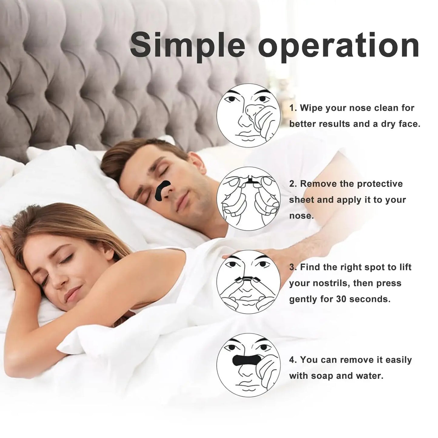 Anti-Snoring Nasal Strips for Better Sleep