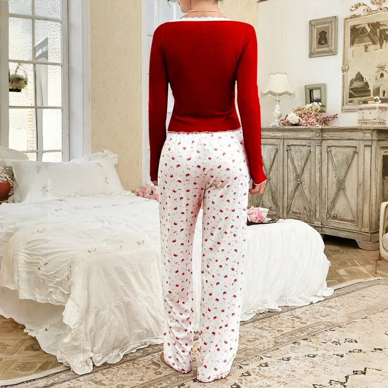 Cosy Autumn Long Pyjama Set