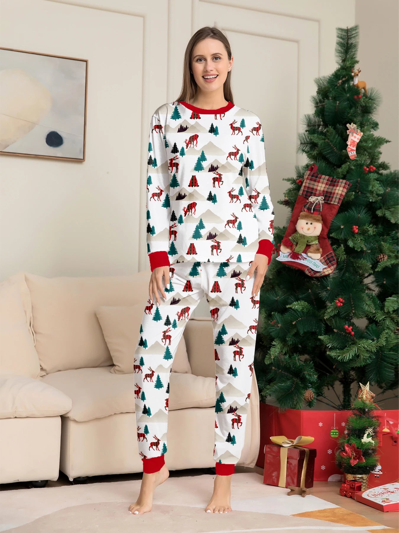 Family Christmas Tree Pyjama Set