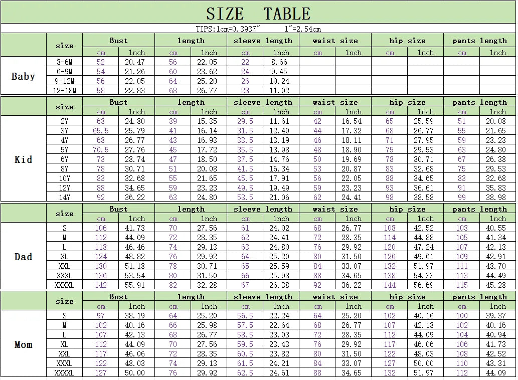 Family Christmas Tree Pyjama Set