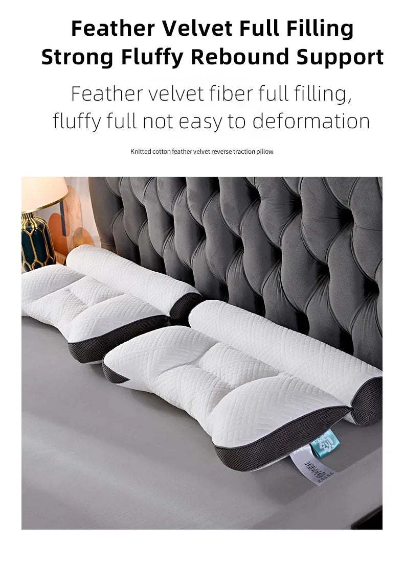 Soybean Fibre Cervical Neck Pillow