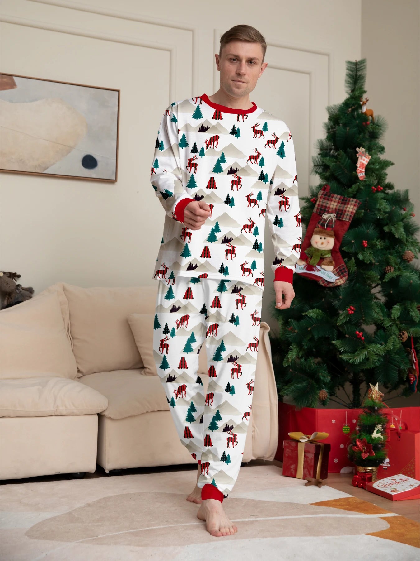 Family Christmas Tree Pyjama Set