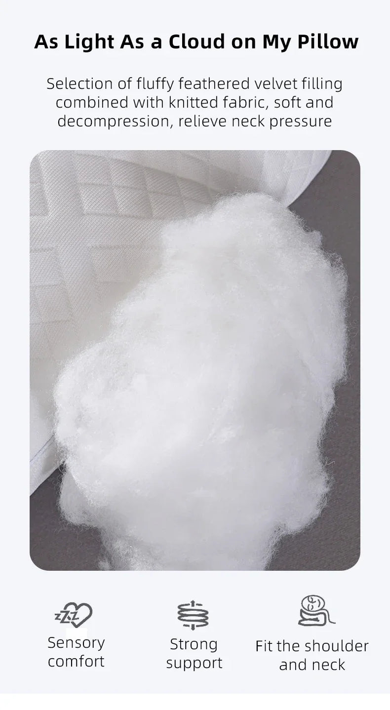 Soybean Fibre Cervical Neck Pillow