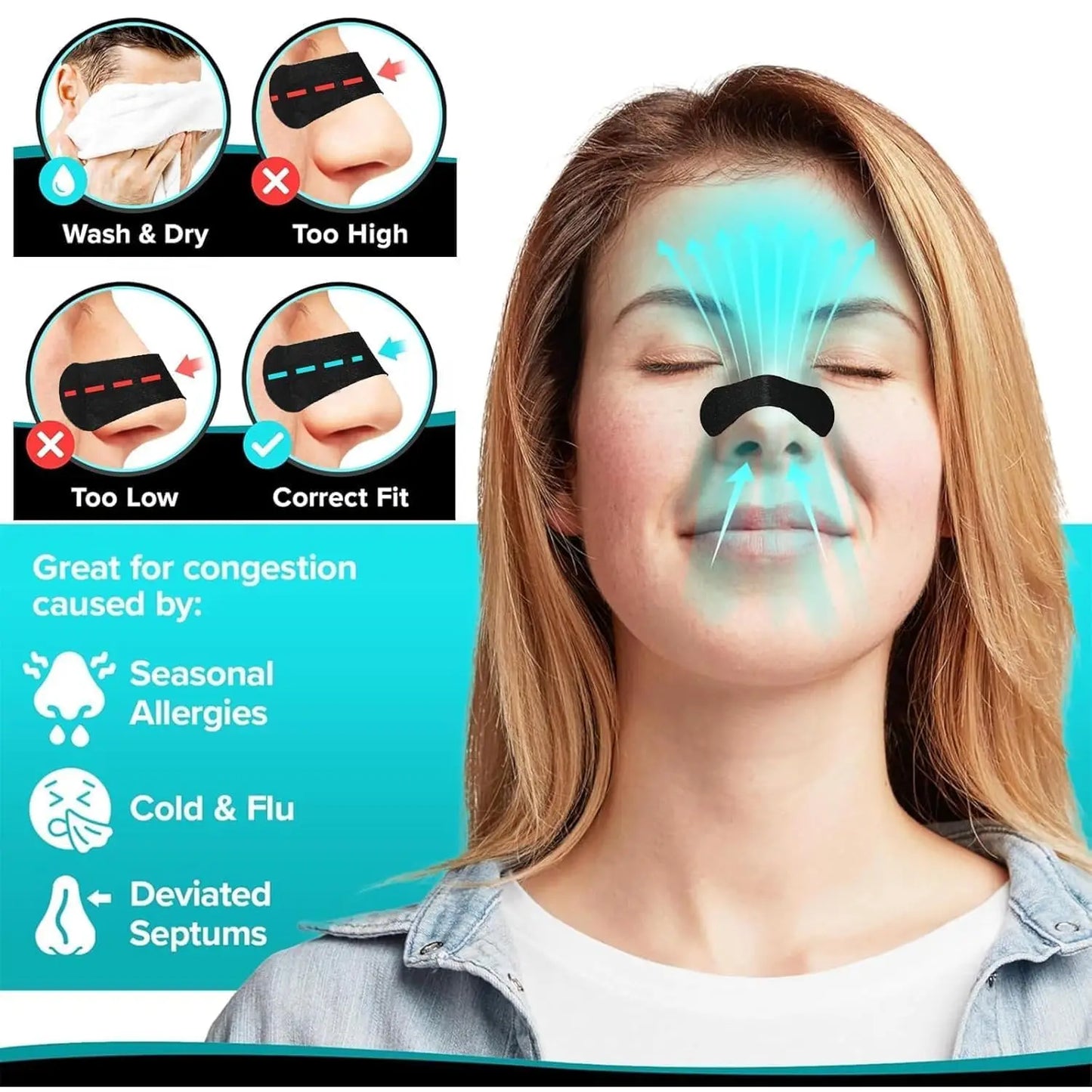 Anti-Snoring Nasal Strips for Better Sleep