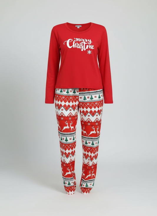 Cosy Christmas Polka Dot PJ Set