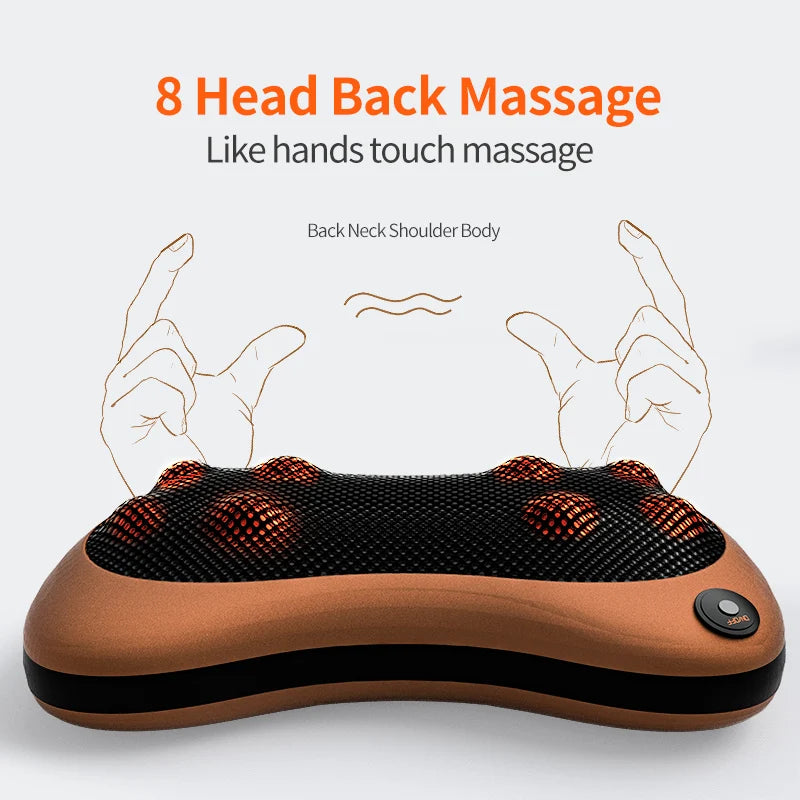 Shiatsu Neck & Back Massage Pillow – Car/Home