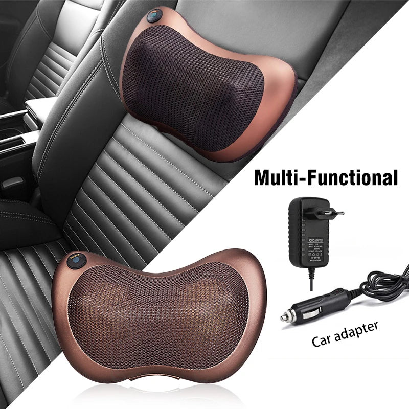 Shiatsu Neck & Back Massage Pillow – Car/Home