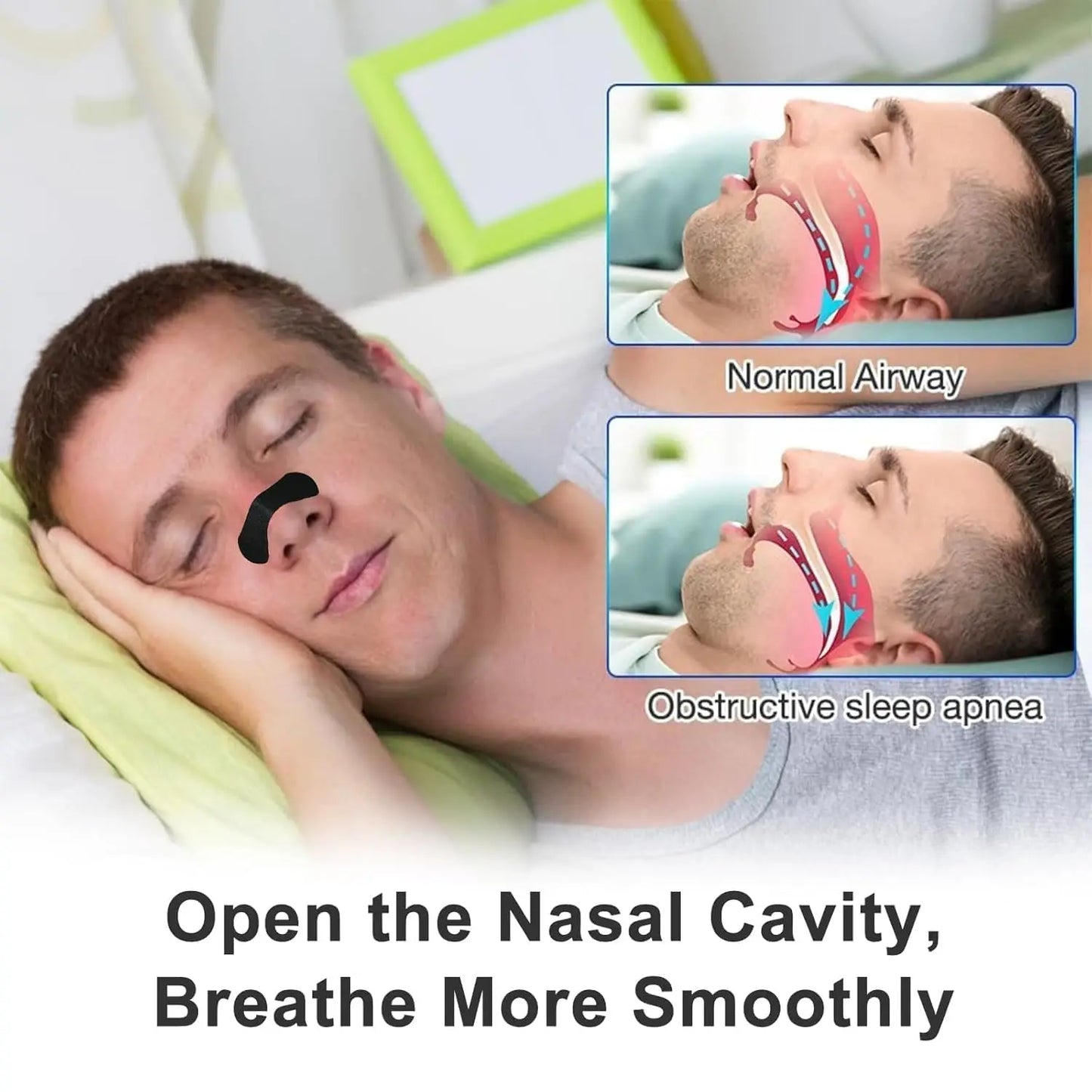 Anti-Snoring Nasal Strips for Better Sleep